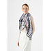 Codello Sjaal Printed Triangle Patched Grey