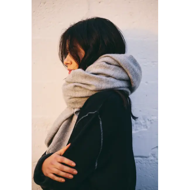 Moment in May Sjaal Lisbon Grey Melange