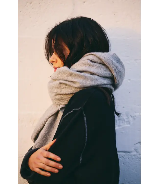 Moment in May Sjaal Lisbon Grey Melange