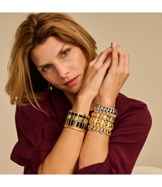 Les Cordes Armband Cab56 Zwart