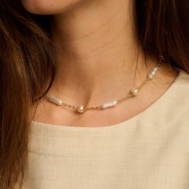 Les Cordes Halsketting Dafo Goud