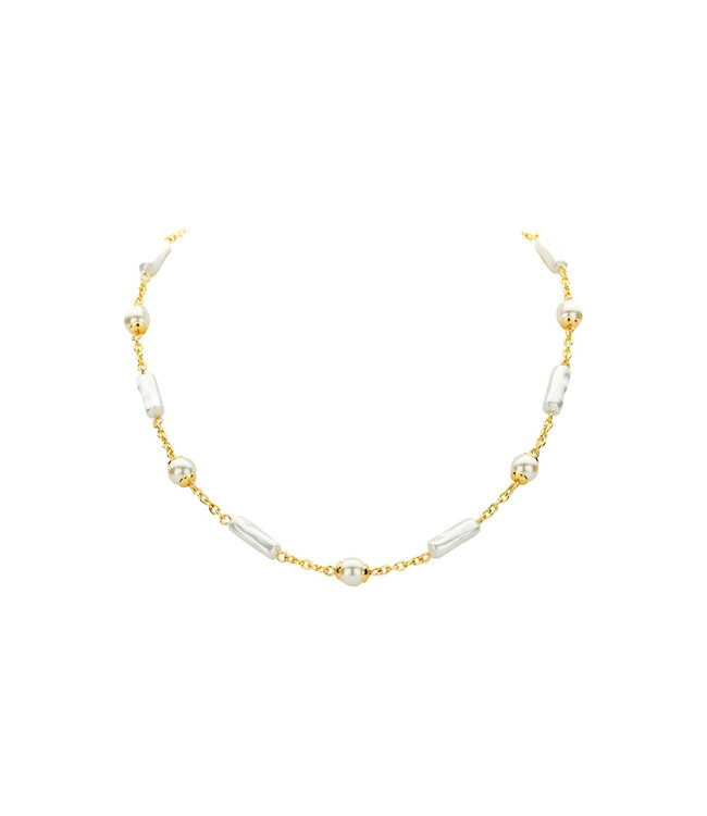 Les Cordes Halsketting Dafo Goud