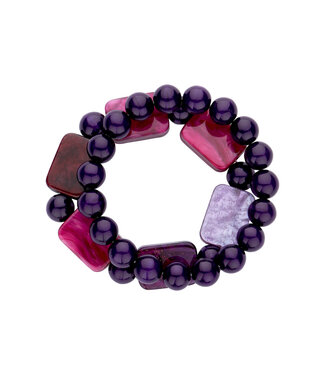 Les Cordes Armband Kesia Paars