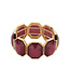 Les Cordes Armband Kolli Aubergine