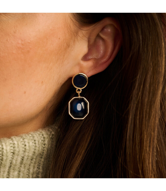 Les Cordes Oorring Kolli Donkerblauw