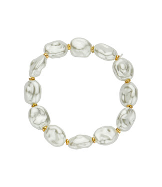 Les Cordes Armband Pan82 Wit