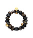 Les Cordes Armband Pan87 Zwart