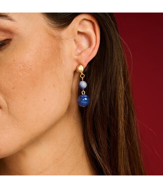 Les Cordes Oorring Pan87 Blauw