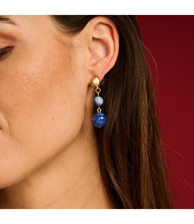 Les Cordes Oorring Pan87 Blauw