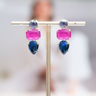Paviè Oorring Melita Blu/Fucsia
