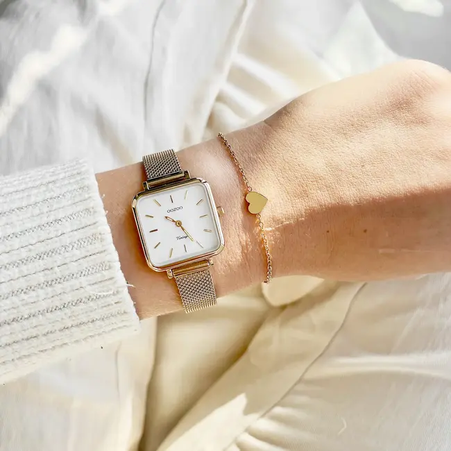 Oozoo Uurwerk Lara Goud 26x26mm