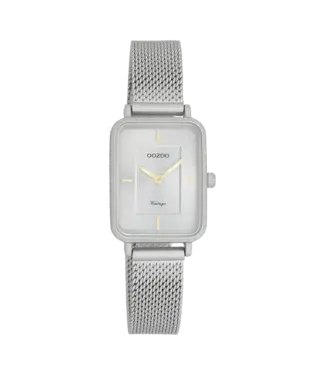 Oozoo Uurwerk Fenne Silver/Grijs 22x30mm