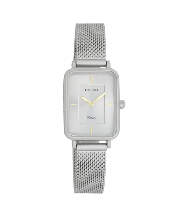 Oozoo Uurwerk Fenne Silver/Grijs 22x30mm