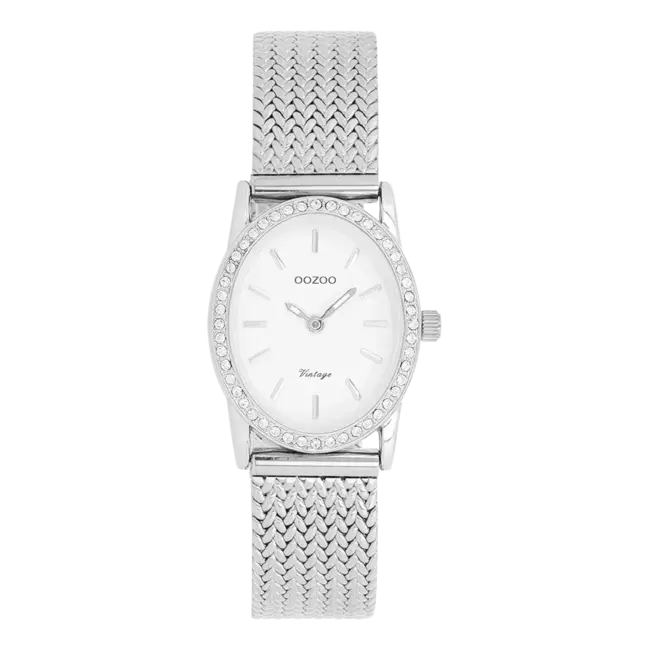 Oozoo Uurwerk Janne Silver/Crystal 28x23mm