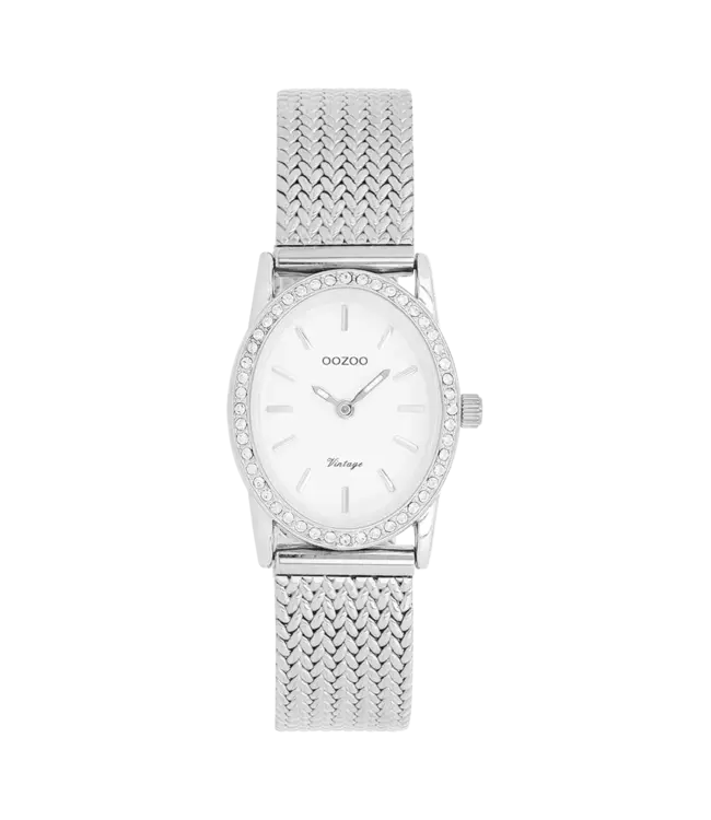 Oozoo Uurwerk Janne Silver/Crystal 28x23mm