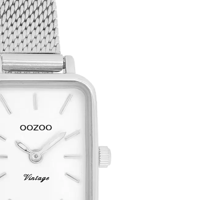 Oozoo Uurwerk Paulien Zilver 26x21mm