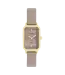 Oozoo Uurwerk Michele Goud/Taupe 22x19mm