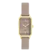 Oozoo Uurwerk Michele Goud/Taupe 22x19mm
