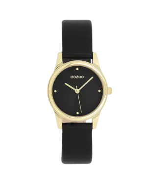 Oozoo Uurwerk Rani Goud/Zwart 28mm