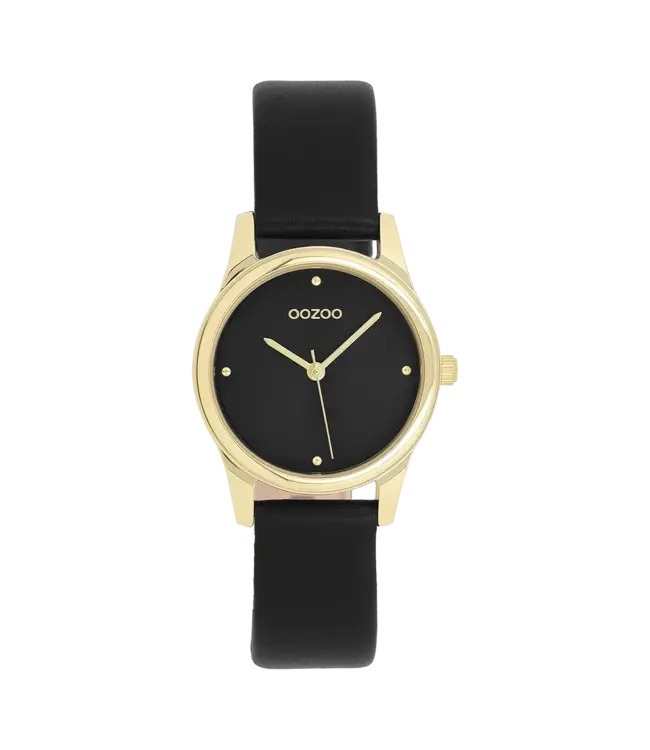 Oozoo Uurwerk Rani Goud/Zwart 28mm
