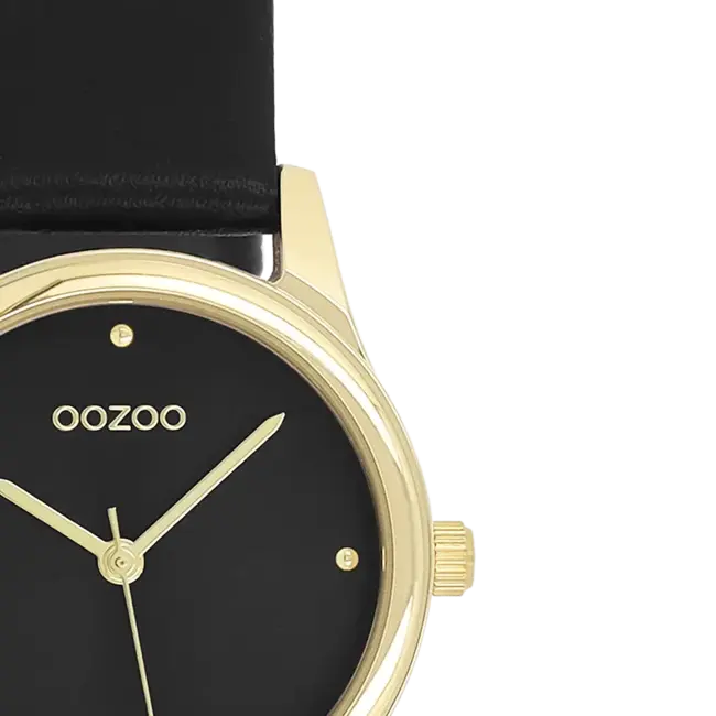 Oozoo Uurwerk Rani Goud/Zwart 28mm
