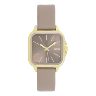 Oozoo Uurwerk Kiara Goud/Taupe 34mm