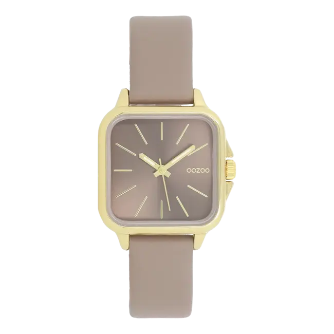 Oozoo Uurwerk Kiara Goud/Taupe 34mm