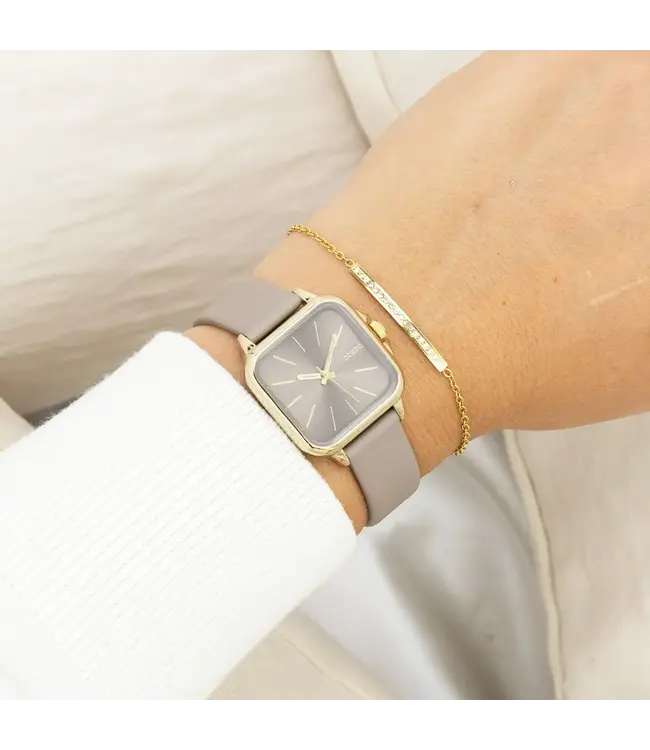 Oozoo Uurwerk Kiara Goud/Taupe 34mm