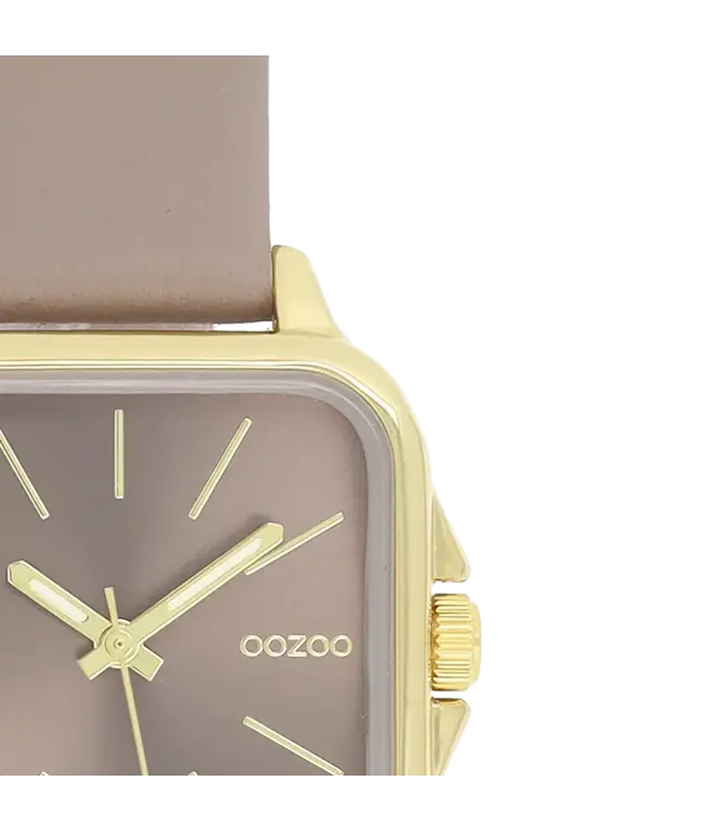 Oozoo Uurwerk Kiara Goud/Taupe 34mm