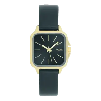 Oozoo Uurwerk Kiara Goud/Donker groen 34mm