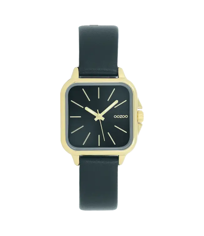 Oozoo Uurwerk Kiara Goud/Donker groen 34mm