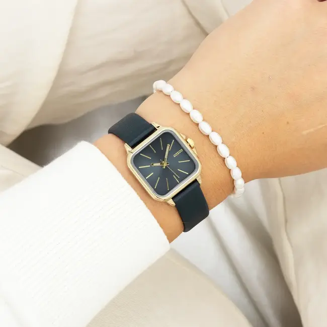 Oozoo Uurwerk Kiara Goud/Donker groen 34mm