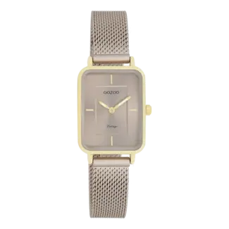 Oozoo Uurwerk Fenne Goud/Taupe 22x30mm