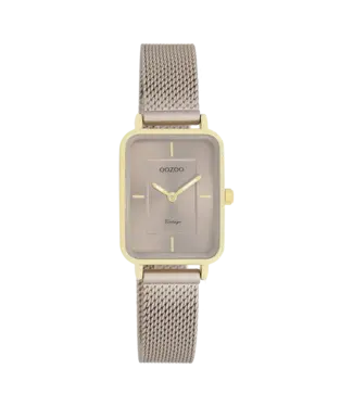 Oozoo Uurwerk Fenne Goud/Taupe 22x30mm