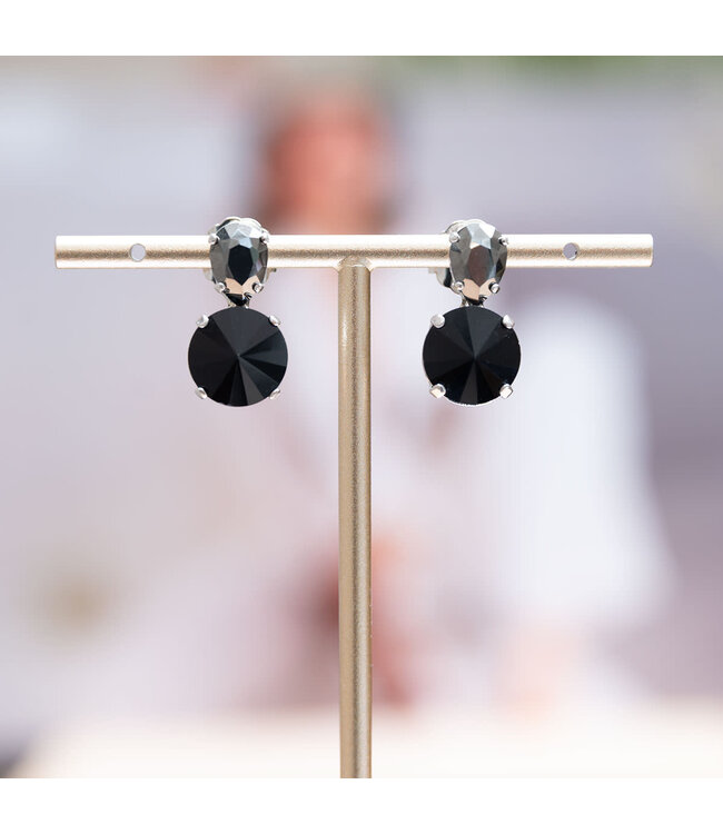 Paviè Oorring Arabella Nero Su Rodio