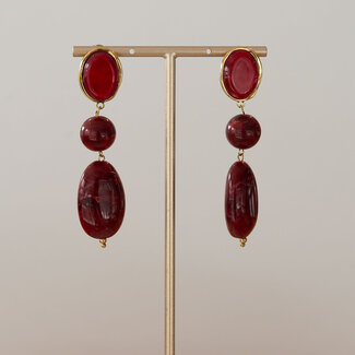 Babazou Oorring Celeste Bordeaux