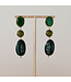 Oorring Celeste Groen