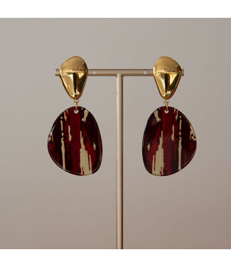 Babazou Oorring Valeria Goud/Bordeaux