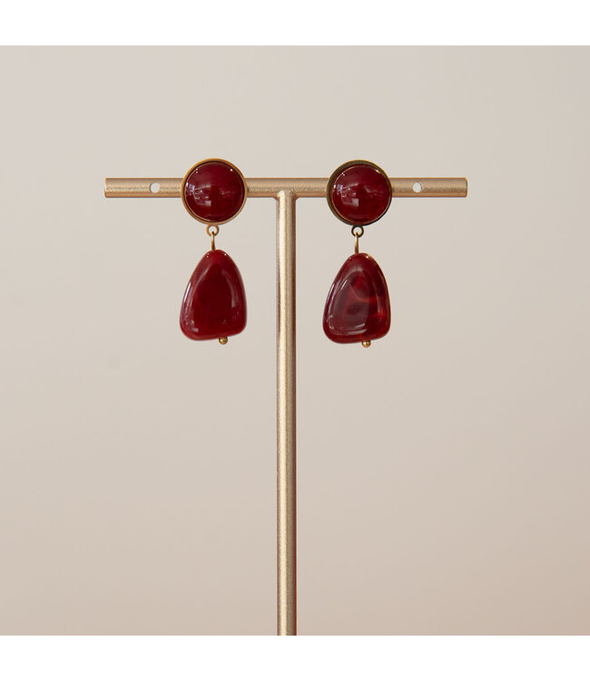 Oorring Amelina Bordeaux