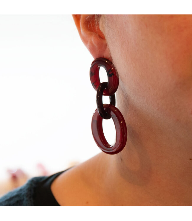 Oorring Mila Bordeaux