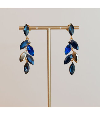 Oorring Georgine Blauw