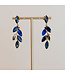 Oorring Georgine Blauw