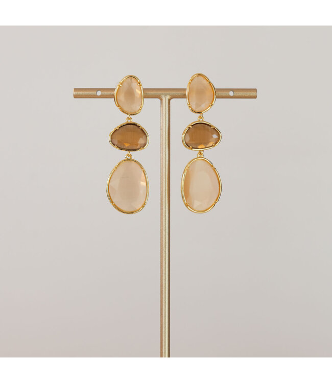 Oorring Giselle Beige