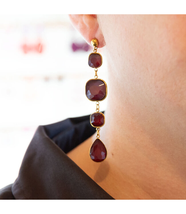 Oorring Donna Bordeaux