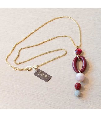 Paviè Halsketting Arletta Bordeaux