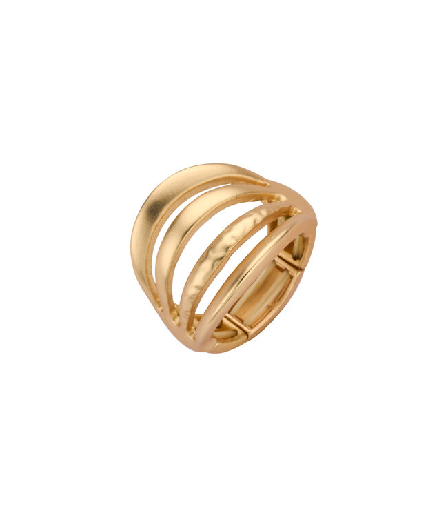 Les Cordes Ring BR14 Goud Mat