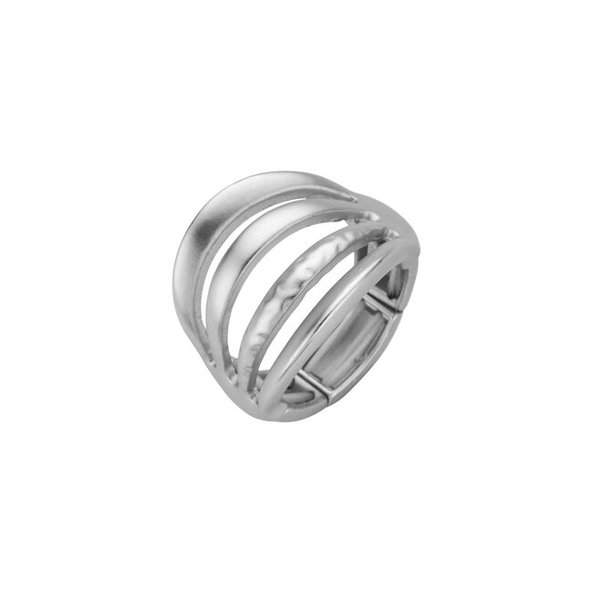 Les Cordes Ring BR14 Zilver Mat