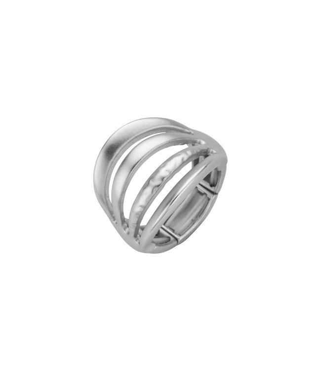 Les Cordes Ring BR14 Zilver Mat