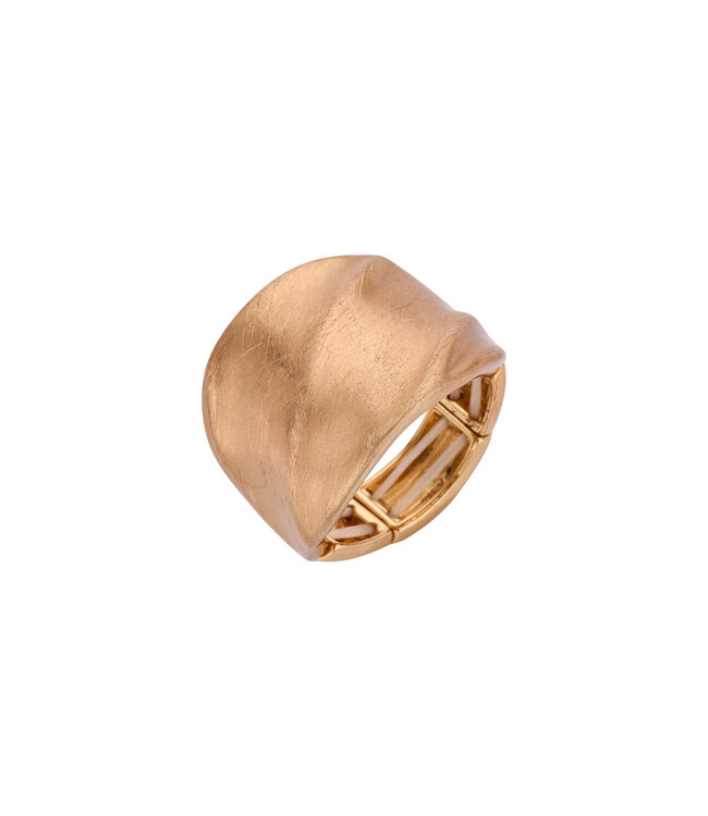 Les Cordes Ring BR16 Goud Mat