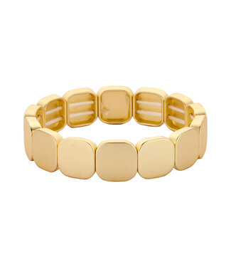 Les Cordes Armband CAB71 Goud Mat